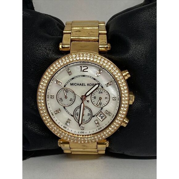 Michael Kors Parker MK5491 Women Stainless Steel Analog Dial Quartz Watch JK299 - Picture 3 of 12